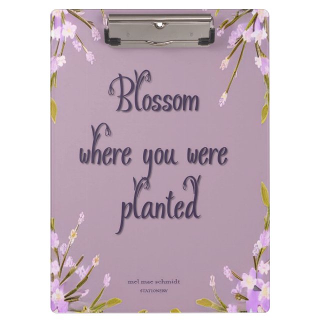 Carpeta De Pinza Blossom Blumen Mel Mae Schmidt Stationery (Anverso)