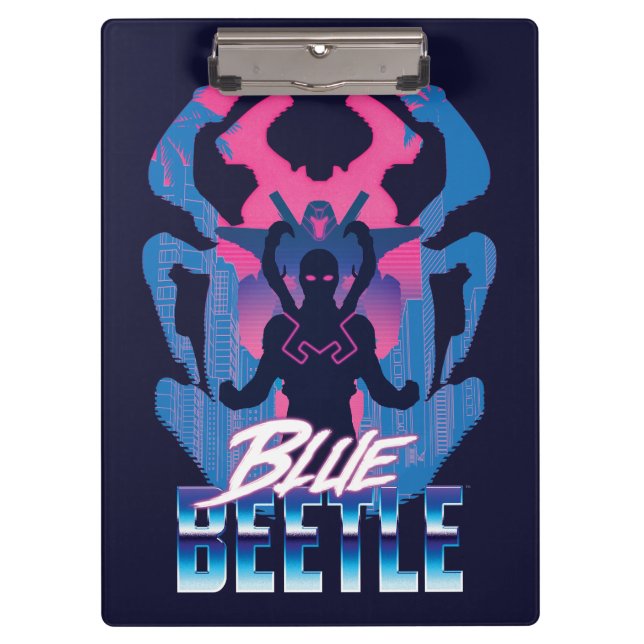 Carpeta De Pinza Blue Beetle Retrowave vs Graphic (Anverso)