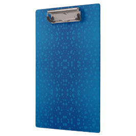 Carpeta De Pinza Blue clipboard with a metallic clip