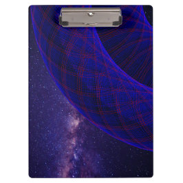 Carpeta De Pinza Blue Donuts In Outer Space Clipboard