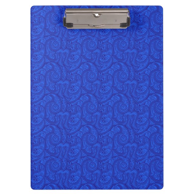 Carpeta De Pinza Blue Paisley (Anverso)