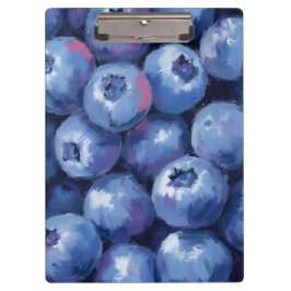 Carpeta De Pinza Blueberries | Fruit Watercolor Painted