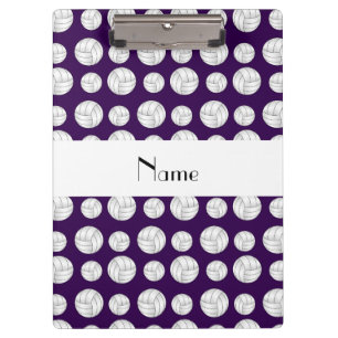 Carpeta De Pinza Bolas púrpuras conocidas personalizadas del