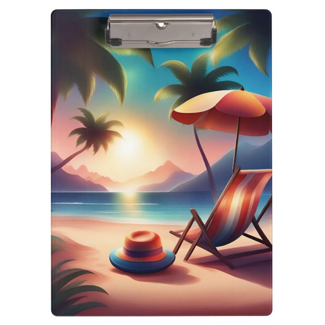 Carpeta De Pinza bonita playa (Anverso)