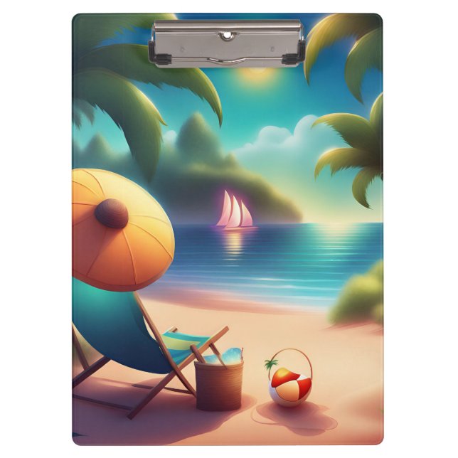 Carpeta De Pinza bonita playa (Anverso)