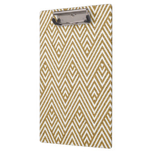 Carpeta De Pinza Bonito chevron zigzag diamante patrón