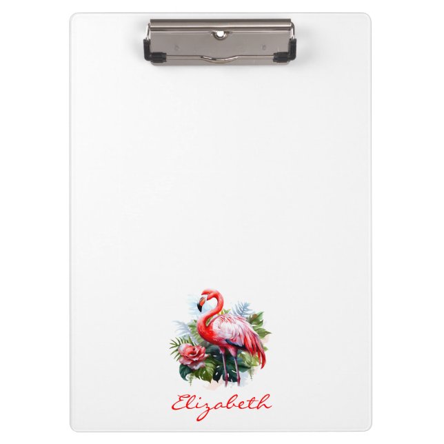 Carpeta De Pinza Bonito Flamingo (Anverso)