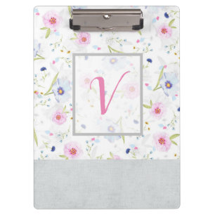 Carpeta De Pinza Bonito floral moderna Moda de flores botánicas