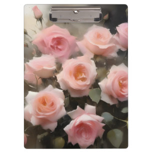 Carpeta De Pinza Bonito rosa rosa pintura acuarela
