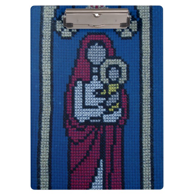 Carpeta De Pinza bordado cristiano (Anverso)