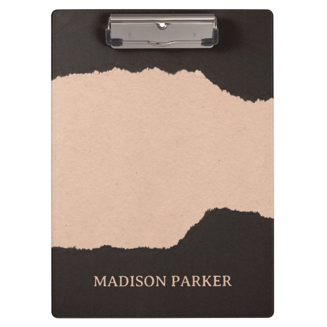 Carpeta De Pinza Bordes rotos por papel (Anverso)