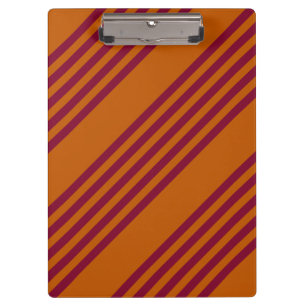 Carpeta De Pinza Borgoña rojo y naranja quemado patrón de cinco ray