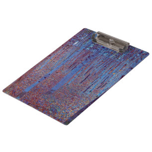 Carpeta De Pinza Bosque de hayas por Gustav Klimt, Arte Nouveau vin