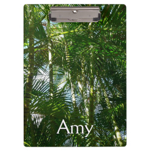 Carpeta De Pinza Bosque de palmeras Naturaleza tropical
