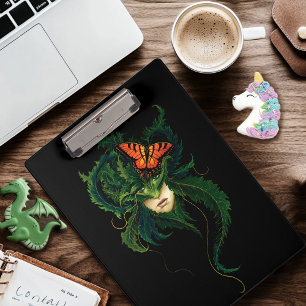 Carpeta De Pinza Bosque Encantador Dríada Mujer Mariposa Fantasía