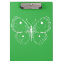 Bosquejo delicado de mariposa