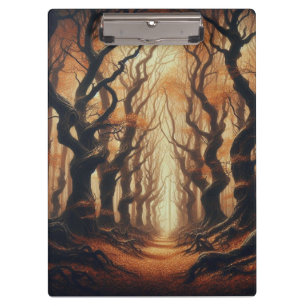 Carpeta De Pinza Bosques góticos del otoño