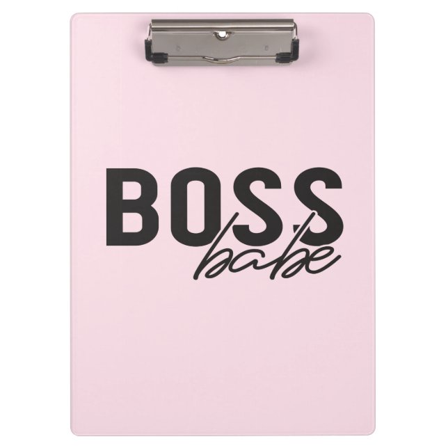 Carpeta De Pinza Boss Babe (Anverso)