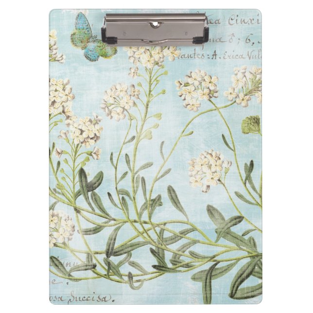 Carpeta De Pinza Botánico azul (Anverso)