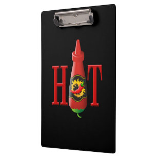 Carpeta De Pinza Botella de Salsa Caliente