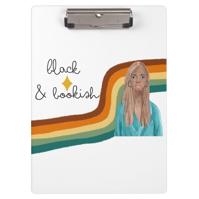 Carpeta De Pinza Botón de tazón de café retro negro y de biblioteca (Anverso)