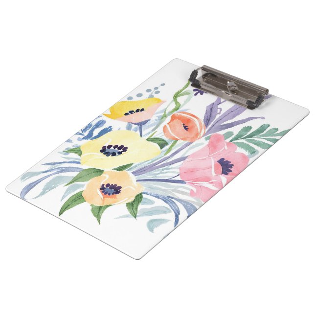 Carpeta De Pinza Bouquet de flores de primavera | Acuarela floral d (Angular)
