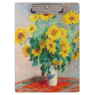 Carpeta De Pinza Bouquet de los girasoles Claude Monet