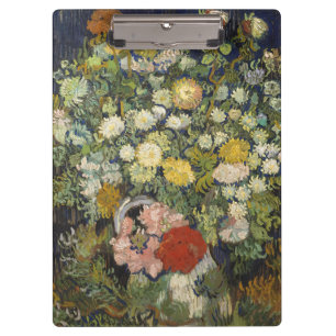 Carpeta De Pinza Bouquet Floral Impresionista Antiguo Van Gogh
