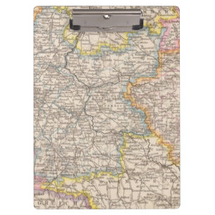 Carpeta De Pinza Brandeburgo, mapa del atlas de Posen