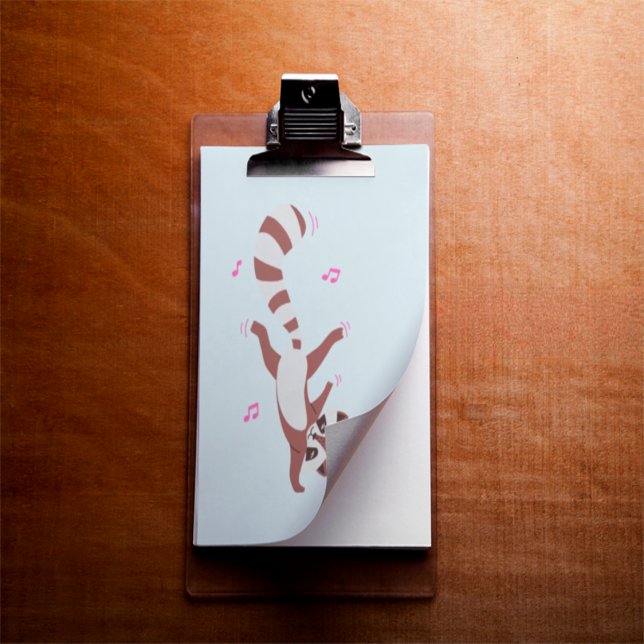 Carpeta De Pinza Breakdance Raccoon Vibes" Funny Animal Wall Clipbo (Subido por el creador)