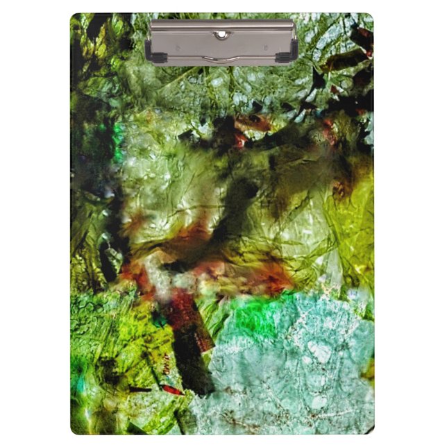 Carpeta De Pinza Bright abstract clipboard,Yellow abstract color  (Anverso)