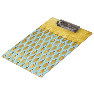 Carpeta De Pinza Brillante azul Verde azulado Purpurina Sirena Esca