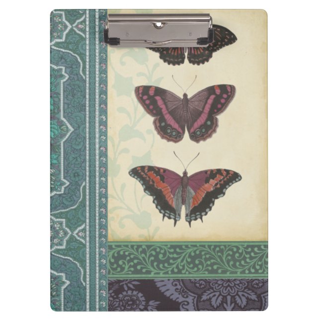Carpeta De Pinza Brocade decorativo de mariposa por Vision Studio (Anverso)