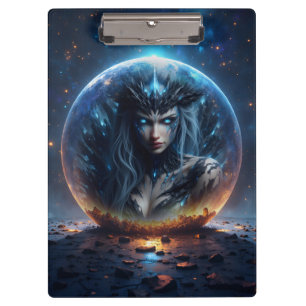 Carpeta De Pinza Bruja Cósmica – Nacida de la Esfera Estelar.