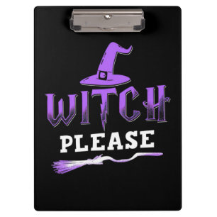 Carpeta De Pinza Bruja de Halloween
