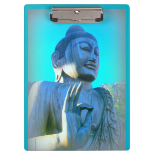 Carpeta De Pinza buddha azul