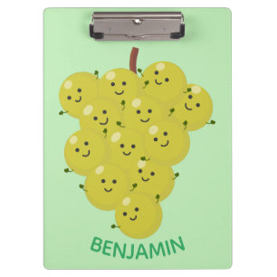 Carpeta De Pinza Buen ilustracion de uvas personalizados