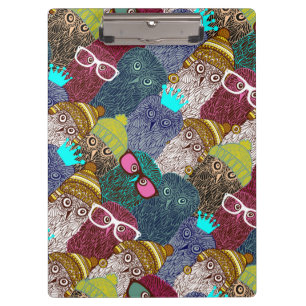 Carpeta De Pinza Búho en la corona