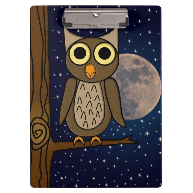 Carpeta De Pinza Búho nocturno (Anverso)