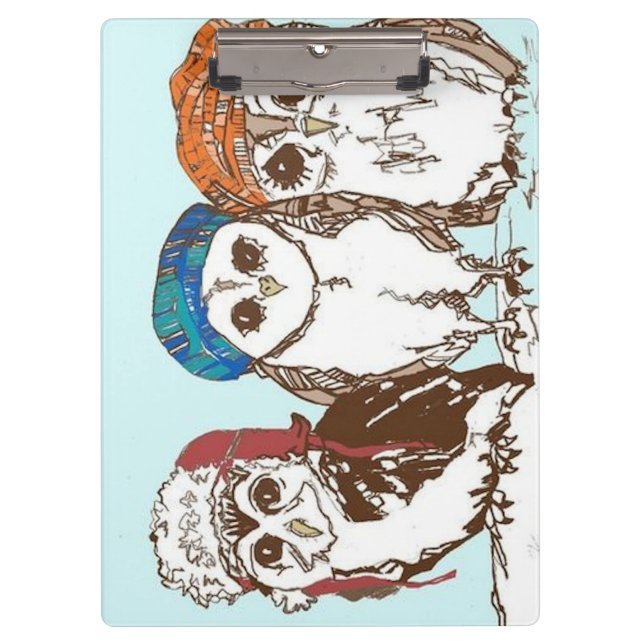 Carpeta De Pinza Búhos en la capilla (Anverso)