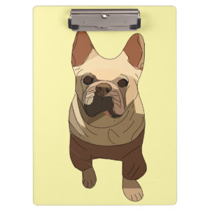 Carpeta De Pinza Bulldog Francés