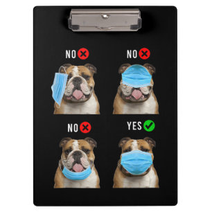 Carpeta De Pinza Bulldog inglés Derecha Usar tanque de máscara faci