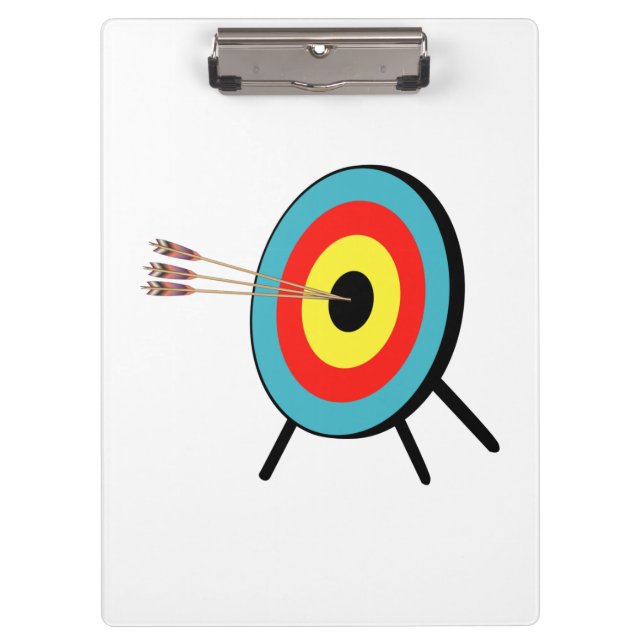 Carpeta De Pinza Bullseye de tres flechas (Anverso)