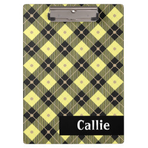 Carpeta De Pinza Bulto de lumberjack negro y amarillo
