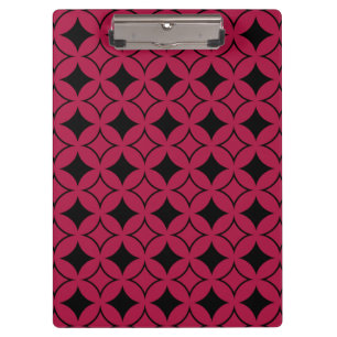 Carpeta De Pinza Buques rojos y negros