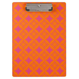 Carpeta De Pinza Buques rosa y naranja