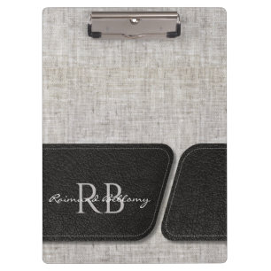 Carpeta De Pinza Burlap moderno