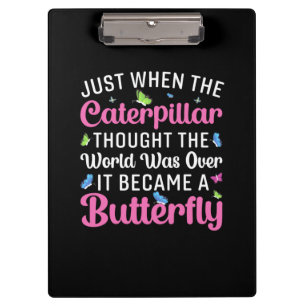 Carpeta De Pinza Butterfly Gift It Became A Butterfly