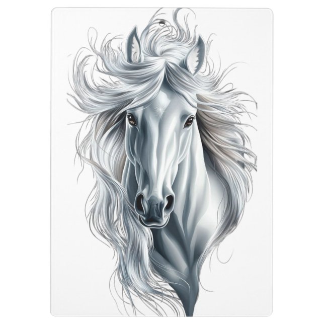Carpeta De Pinza caballo blanco (Reverso)