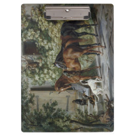 Carpeta De Pinza Caballos en el Porch (por Albrecht Adam)